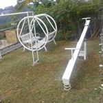 Play Ground  yang menghadap ke lembah dan gunung Tangkuban Perahu